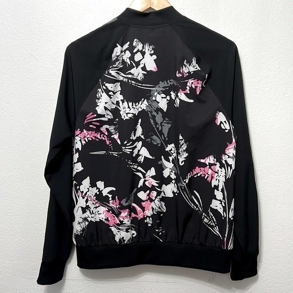 Fabletics size M splotchy‎ paint splatter print light athletic jacket - Picture 2 of 4